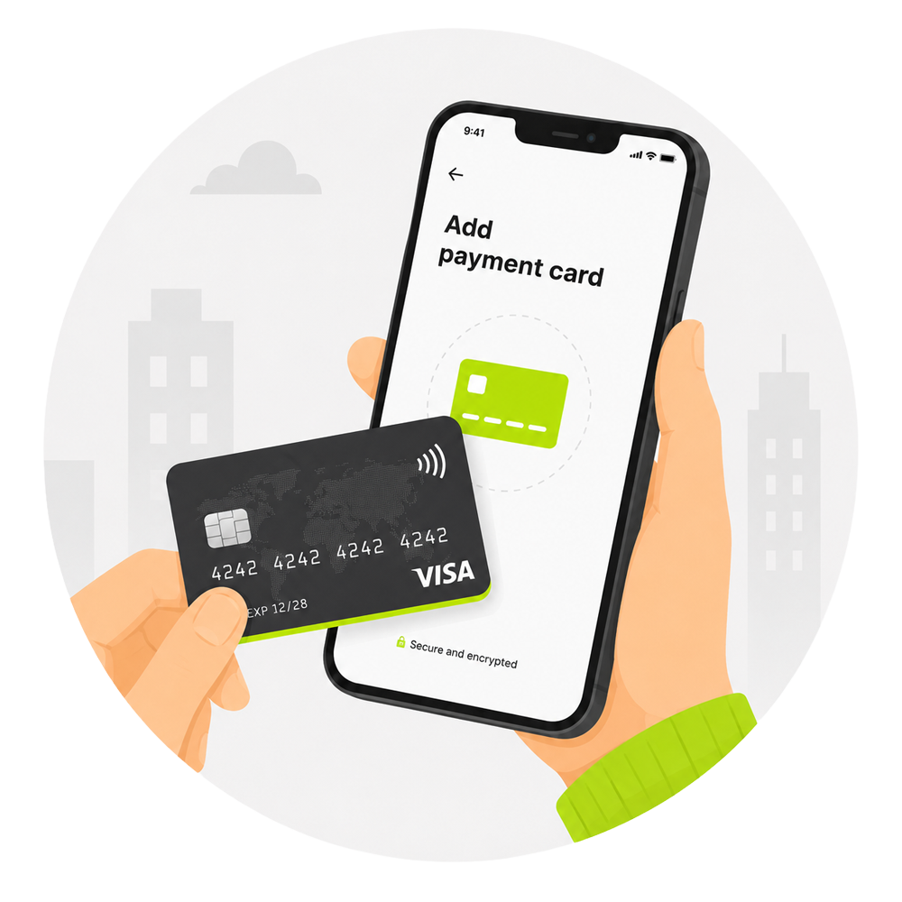Add payment card